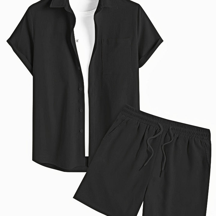 Levoire | Ensemble D'Été Uni Avec T-Shirt Et Short