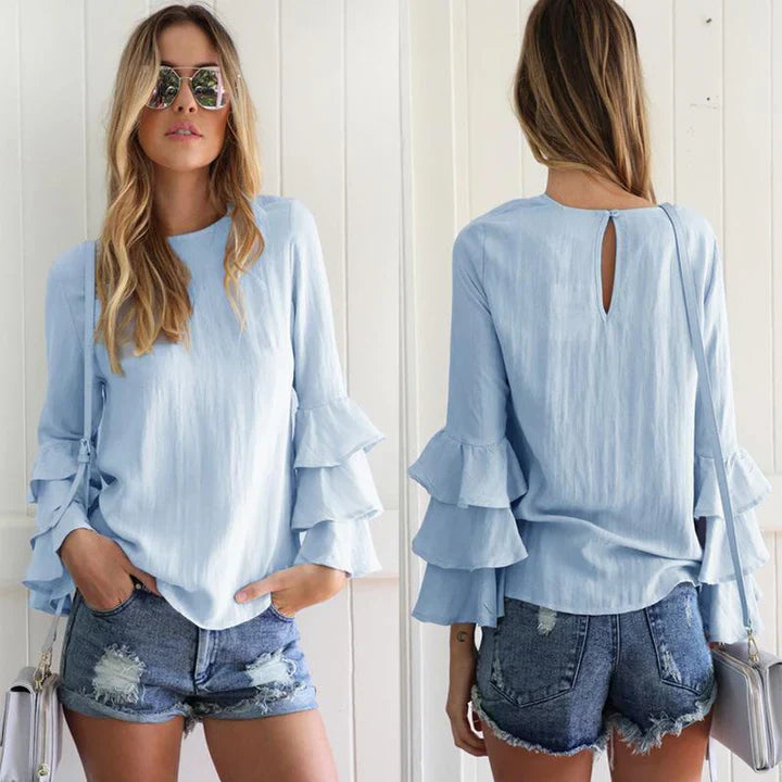 Levoire | Chemise À Volants Élégante