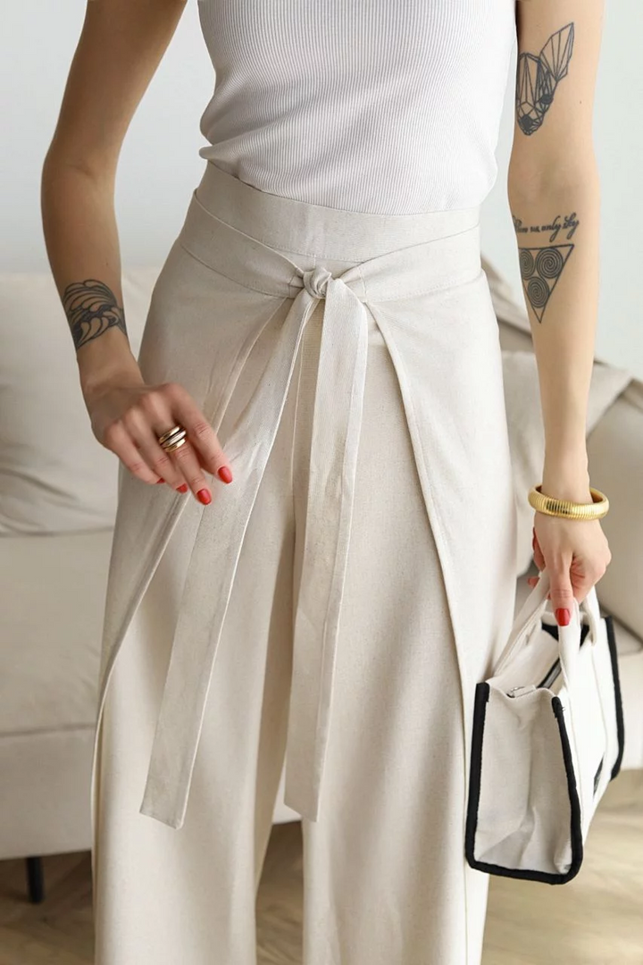 Levoire | Pantalons En Lin Évasés