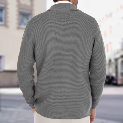 Levoire | Blazer En Tricot Pour Hommes À Double Couche Pour Une Élégance Intemporelle