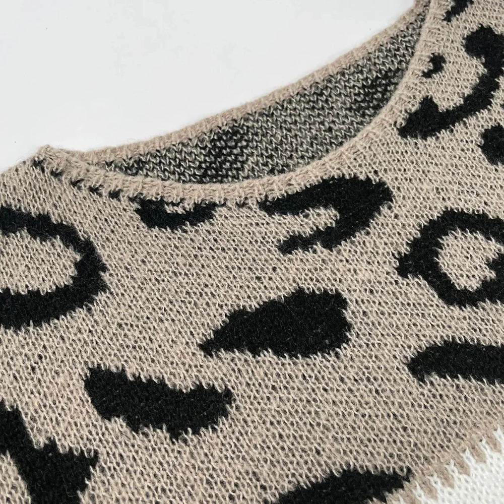 Levoire | Pull Avec Motif Léopard