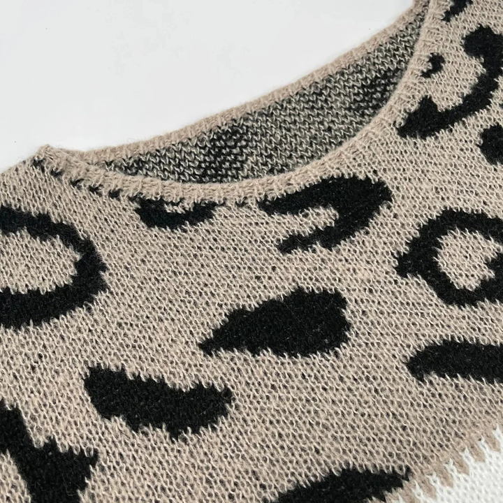 Levoire | Pull Avec Motif Léopard