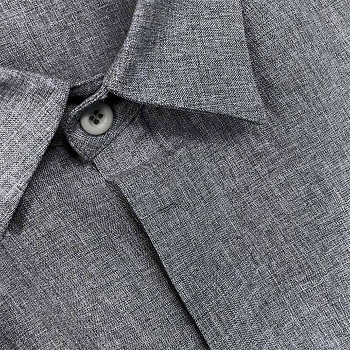Levoire | Coton Lin Chemise À Manches Courtes