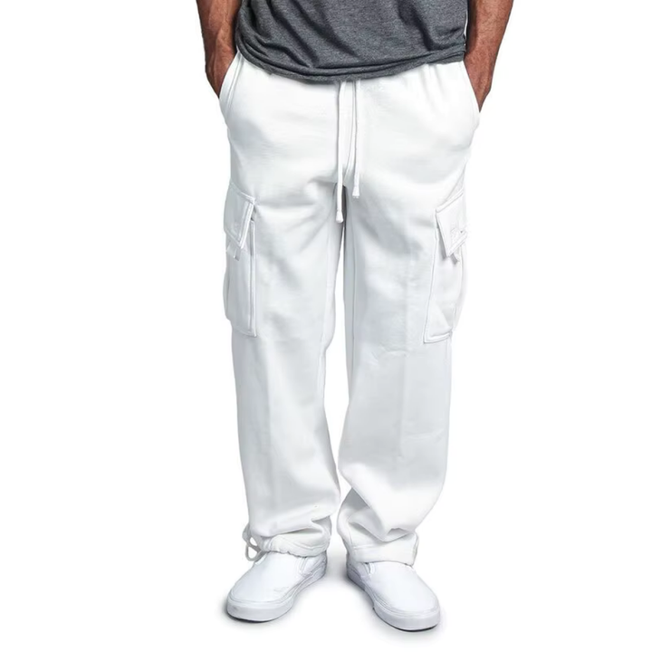 Levoire | Pantalon Cargo Coupé Locker Pour Un Confort Maximal Blanc