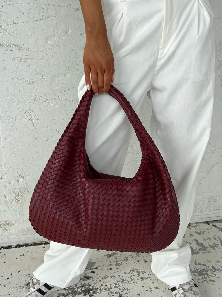 Levoire | Sac À Main Tressé Chic Rot
