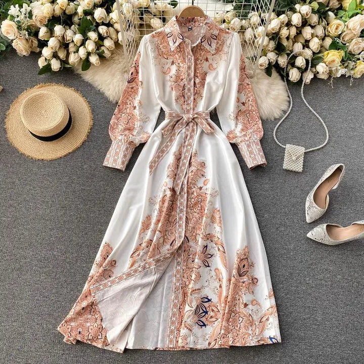Levoire | Robe midi simple Blanc