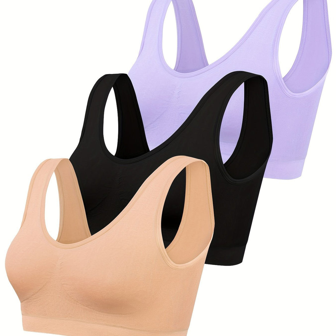 Levoire | Série 3 Tanktopia Unis Et Brassière De Sport Sans Coutures