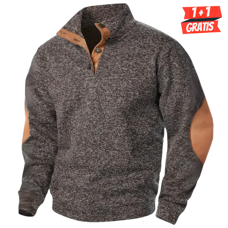 Levoire | Pull D'Hiver Pour Hommes Couleur café