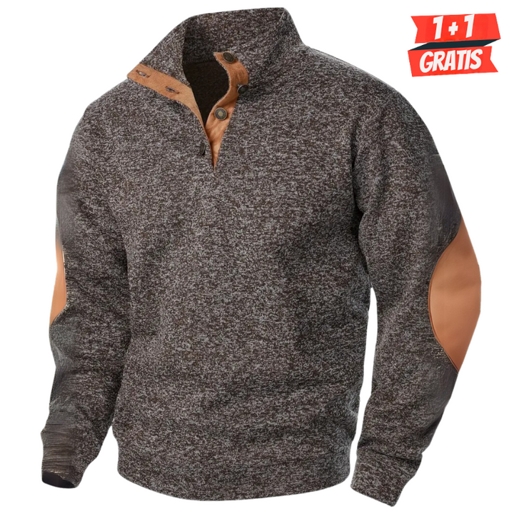 Levoire | Pull D'Hiver Pour Hommes Couleur café