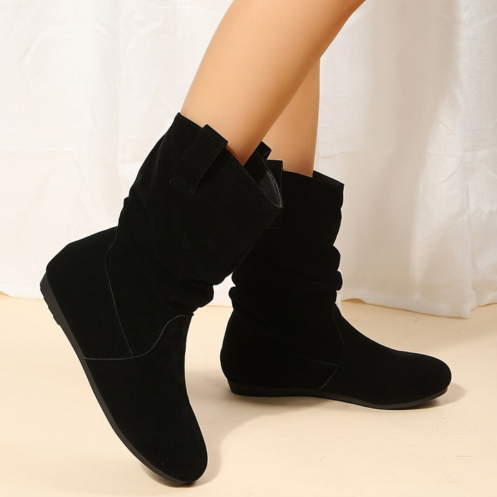 Levoire | Bottes En Cuir De Buffle À Taille Moyenne