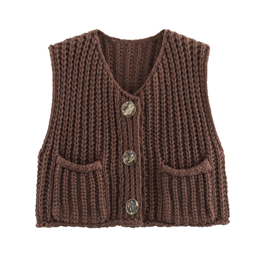 Levoire | Pull À Col Rond Pour Femmes Braun