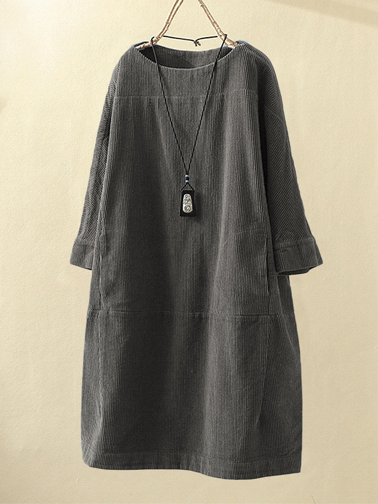 Levoire | Robe De Printemps Élégante Gris