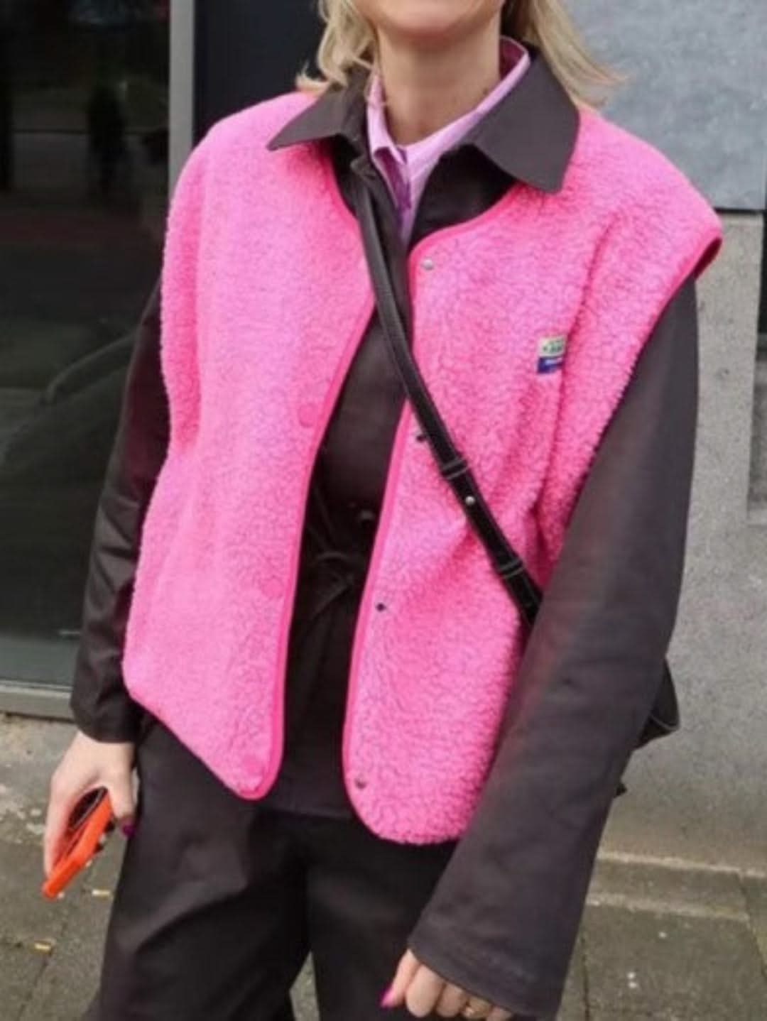Levoire | Haut De Vêtement Décontracté Sans Manches Pour Femmes Confort Et Chaleur Pour L'Automne Et Rot Rosa