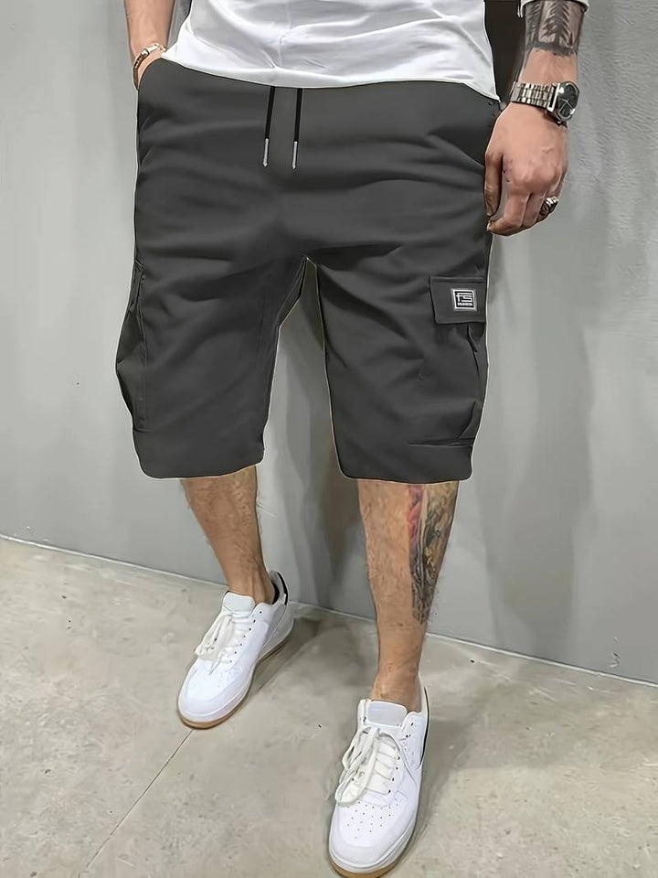 Levoire | Shorts Avec Graphique De Palmiers Gris