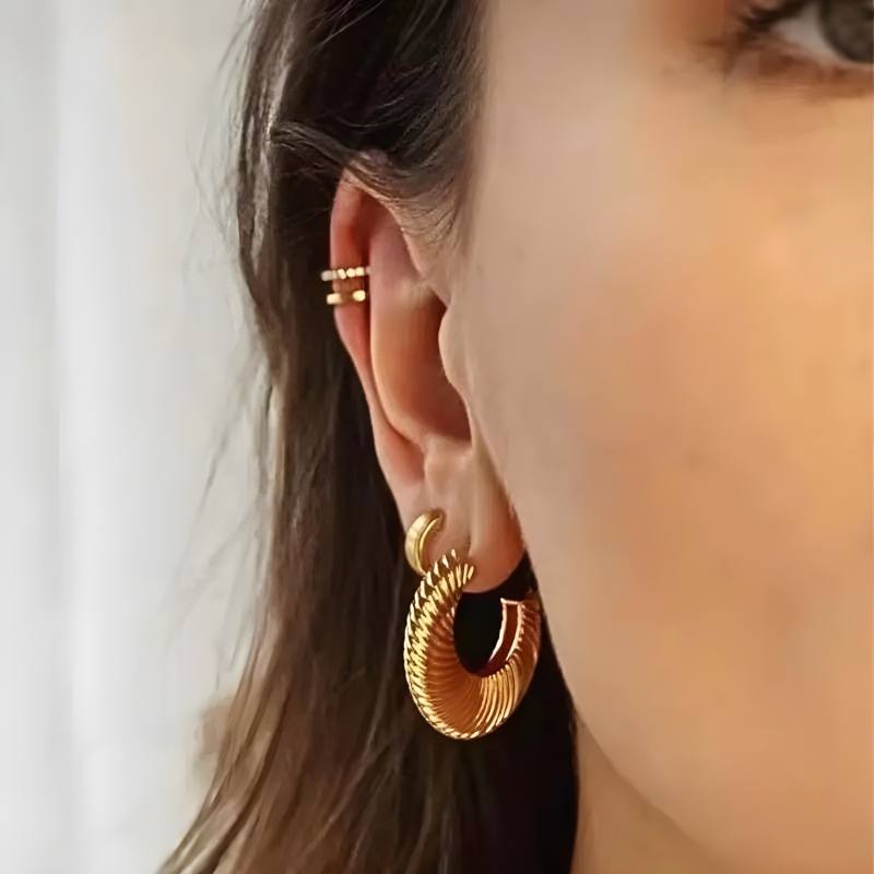 Levoire | Grandes Boucles D'Oreilles Torsadées