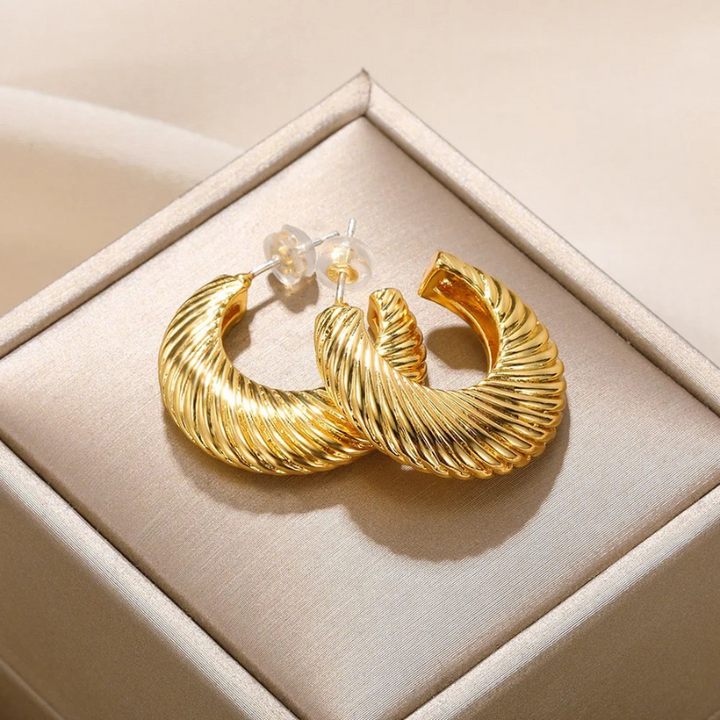 Levoire | Grandes Boucles D'Oreilles Torsadées