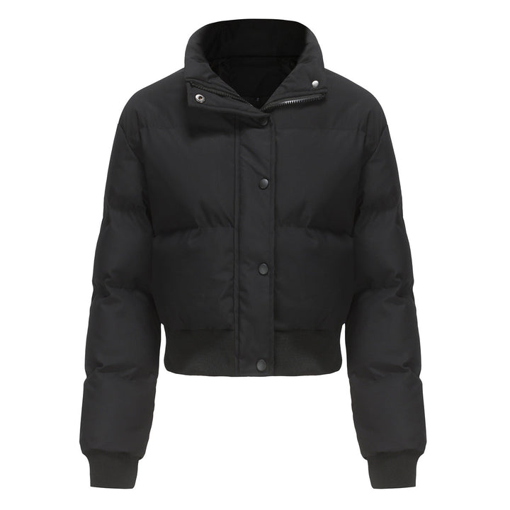 Levoire | Veste Chaude Manches Longues Col Montant Noir