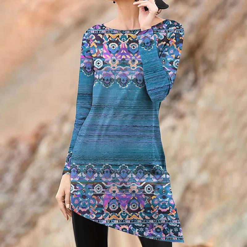 Levoire | Irrégulière Ethnique Vintage Multicolore