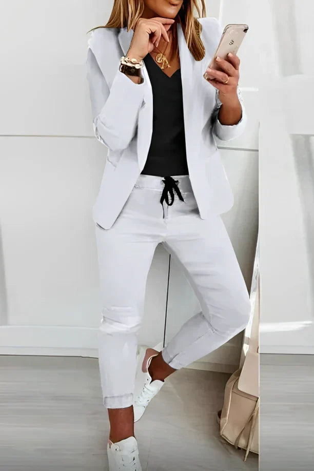 Levoire | Costume Décontracté Et Tendance Blanc