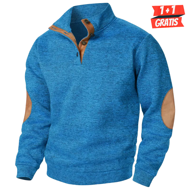 Levoire | Pull D'Hiver Pour Hommes Bleu