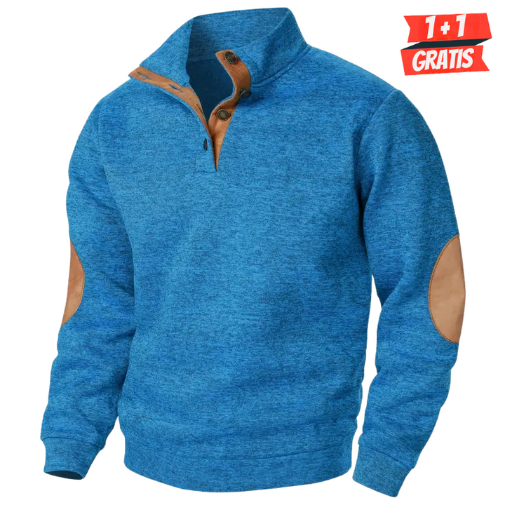 Levoire | Pull D'Hiver Pour Hommes Bleu