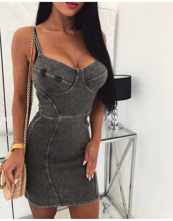 Levoire | Tunique en jean pour femme Gris
