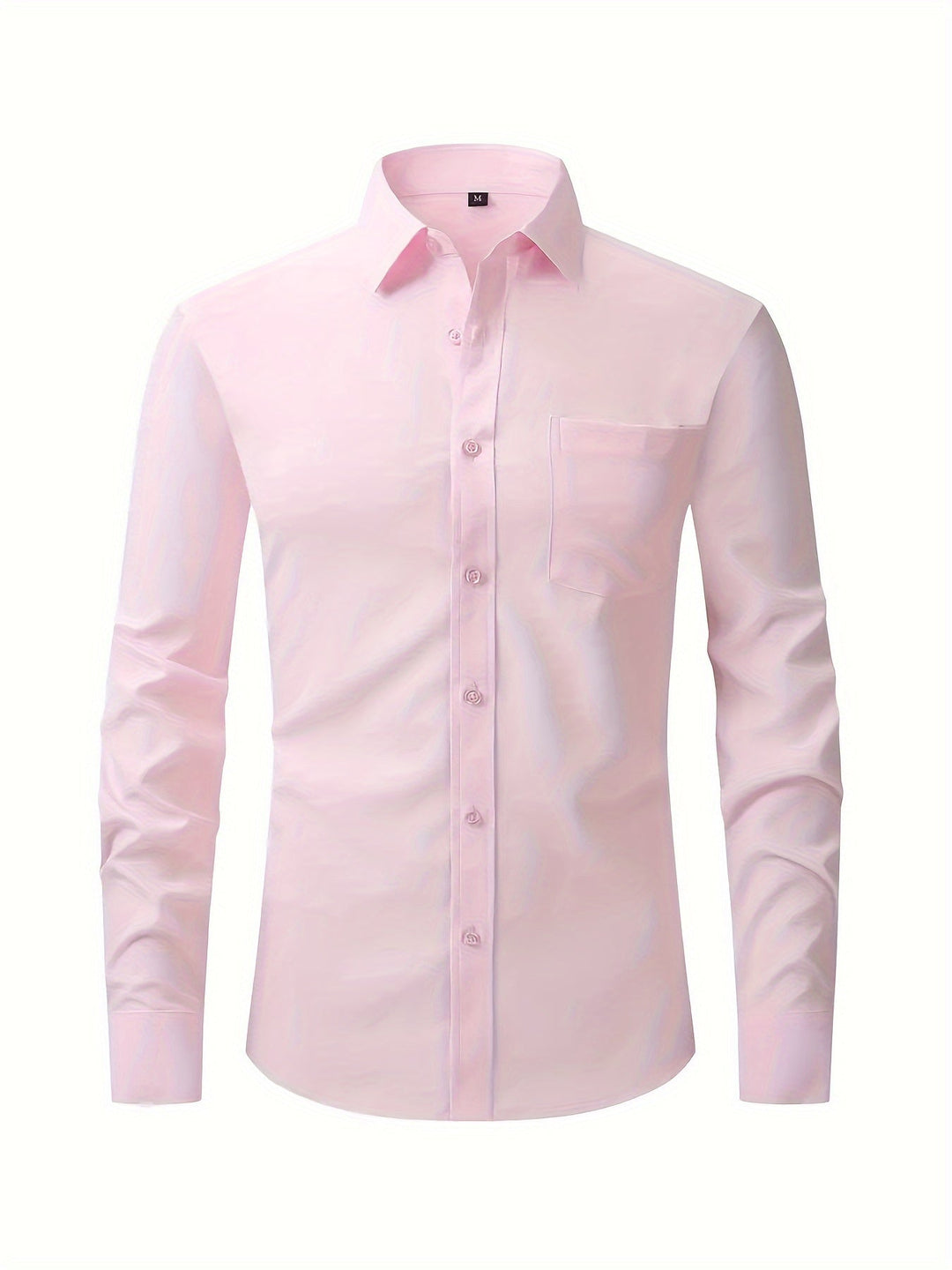 Levoire | Chemise Pour Homme Unie Avec Col Retourné La couleur de Rosan