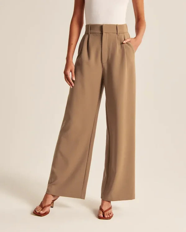 Levoire | Pantalons Schlag Braun