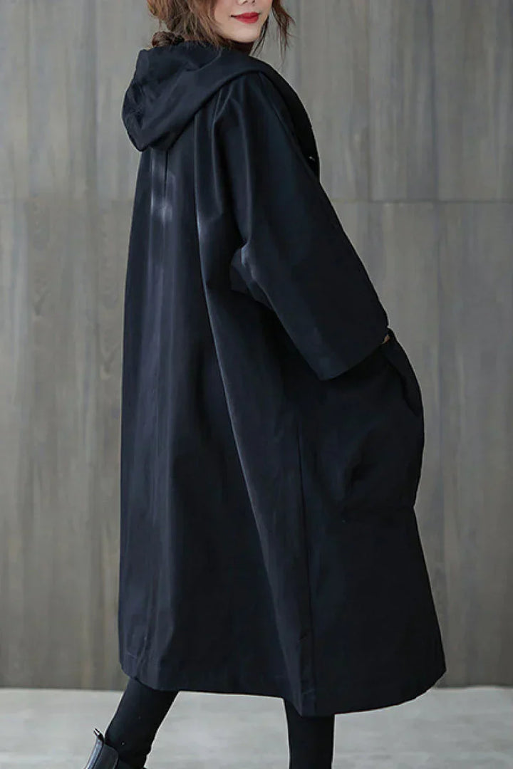 Levoire | Veste De Pluie Oversize Bordeaux