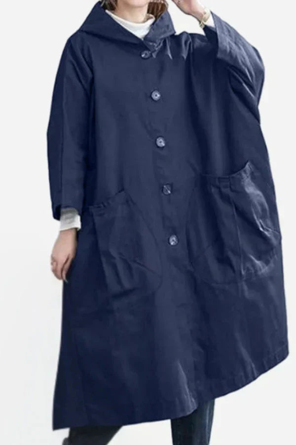 Levoire | Veste De Pluie Oversize Bordeaux Marine Taille unique