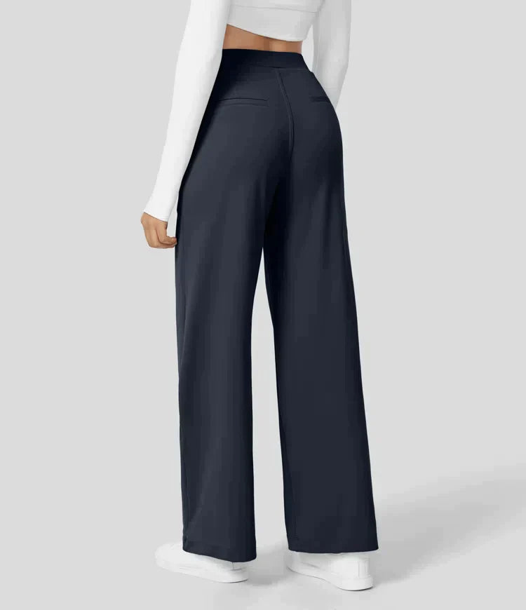 Levoire | Pantalon De Bureau En Tissu À Jambe Large