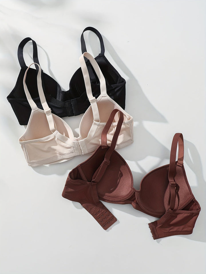 Levoire | Soutenu 3 Pièces Sans Couture Anti-Rejet Push Up Soutien-Gorge