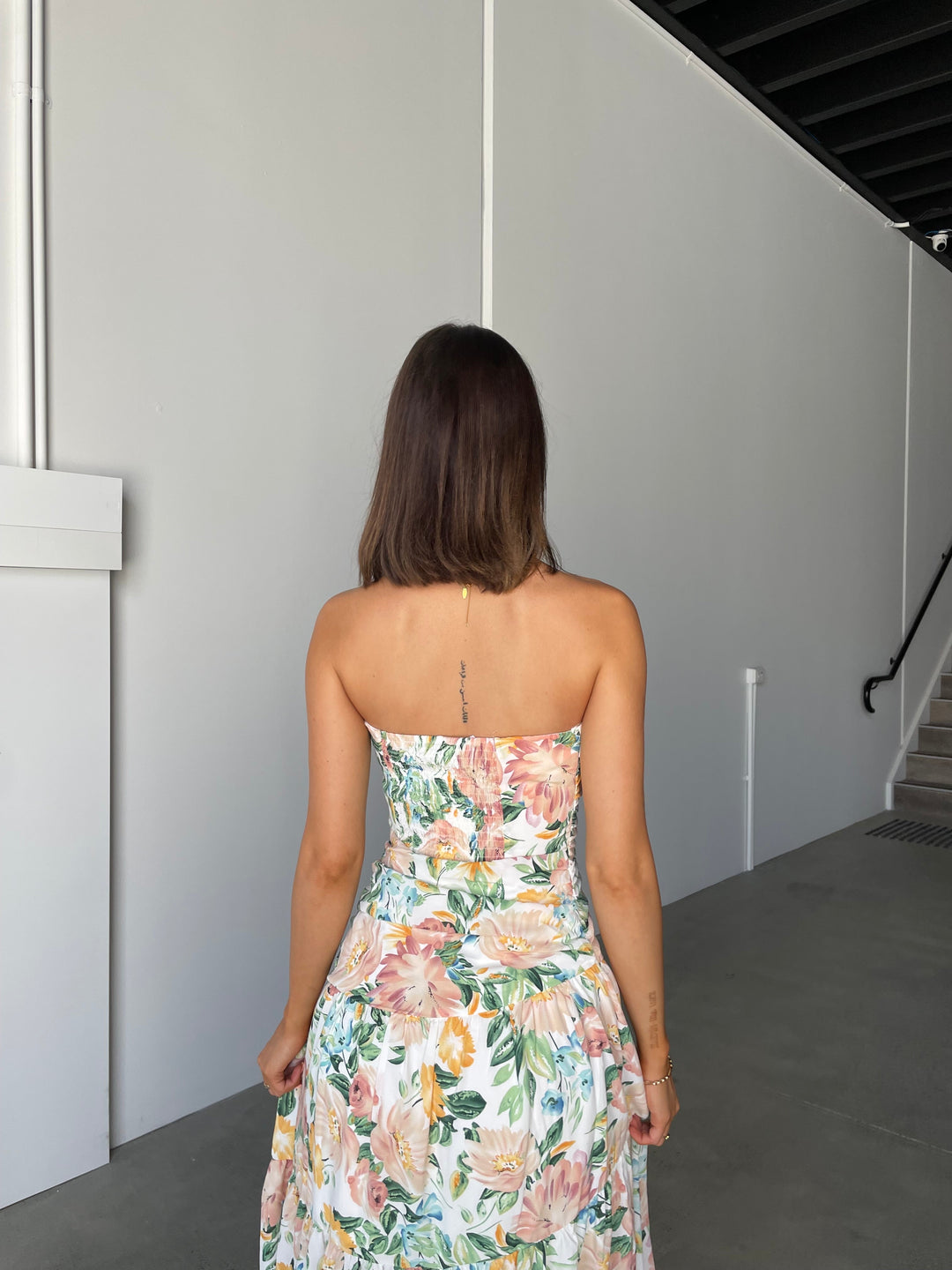 Levoire | Robe Maxi Sans Manches Florale Pour Femmes
