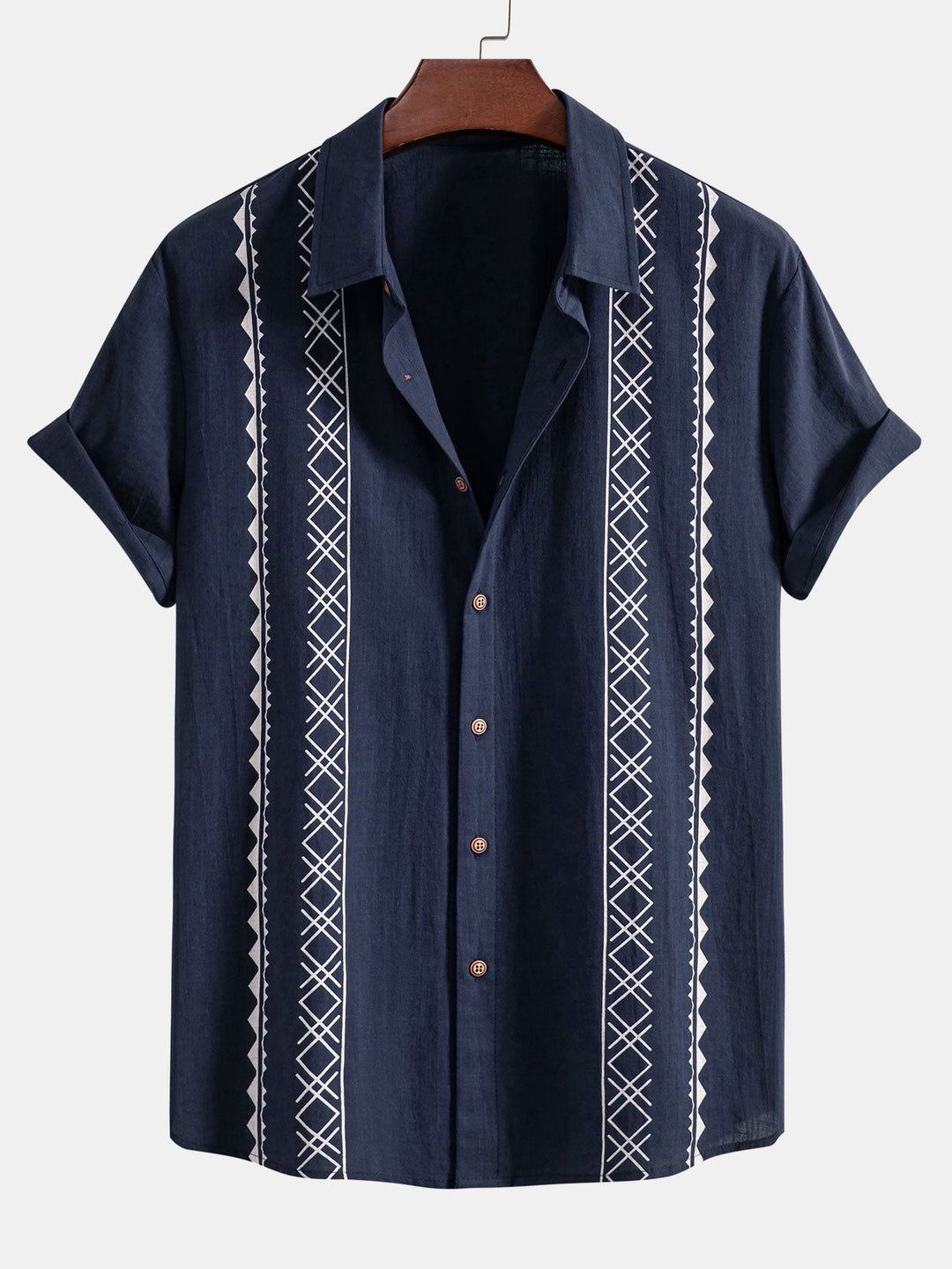 Levoire | T-Shirt Imprimé En Lin Couleur Pâle & Pantalons En Lin Coupe Droite