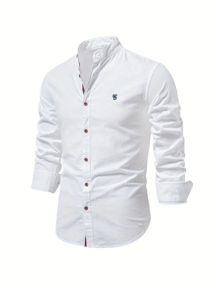 Levoire | Chemise classique pour homme pour chaque saison, confortable et décontractée Blanc