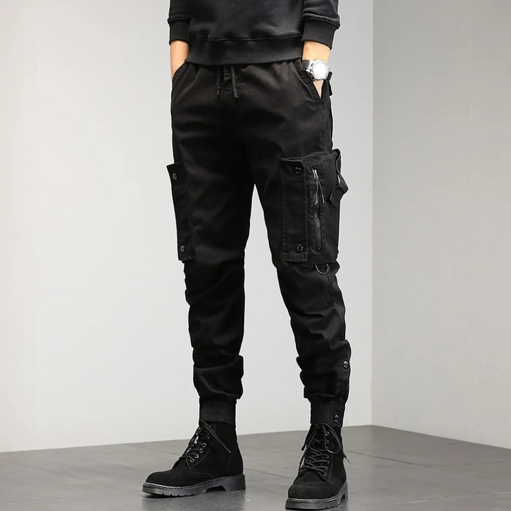 Levoire | Pantalon Cargo Pour Hommes Au Design Pratique Noir