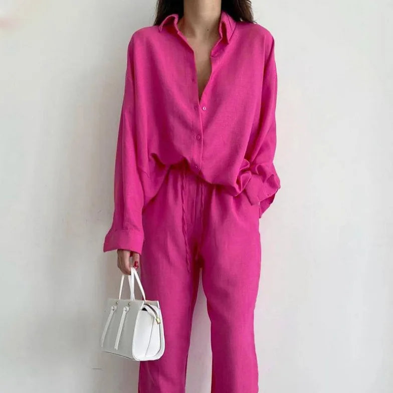 Levoire | Rentoo Chic Ensemble Deux Pièces Rosa