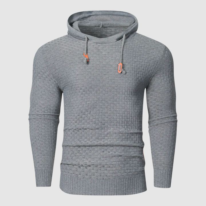 Levoire | Pull A Capuche FR Hommes Chaud Gris