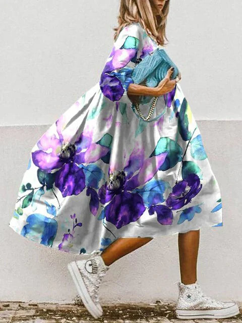 Levoire | Blanchet - Élégante Et Moderne Robe D'Été Lilas