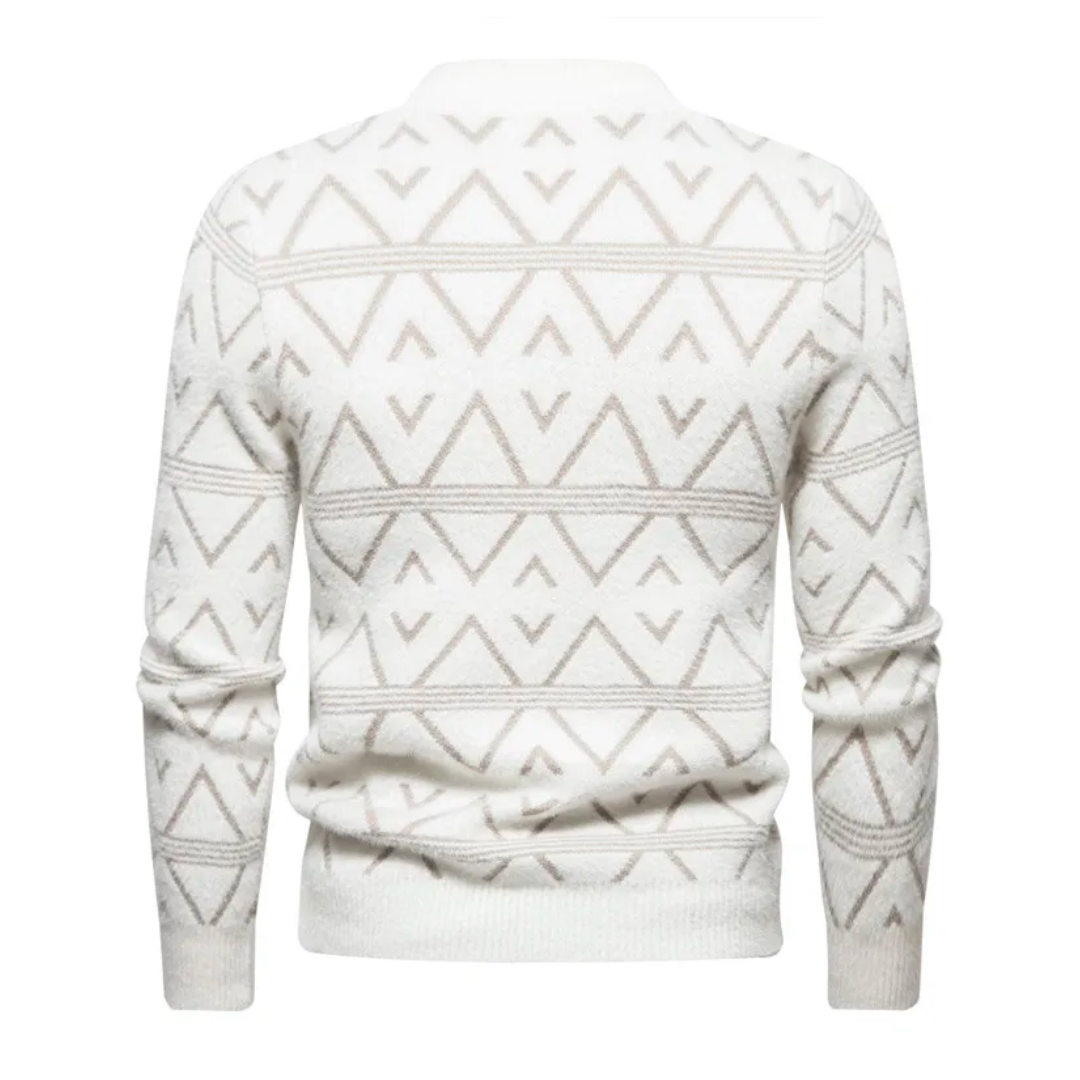 Levoire | Pull Imprimé Hommes Chaud