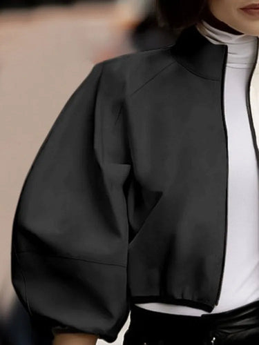 Levoire | Mode Féminine Patches-Ensemble Manteau À Col Montant