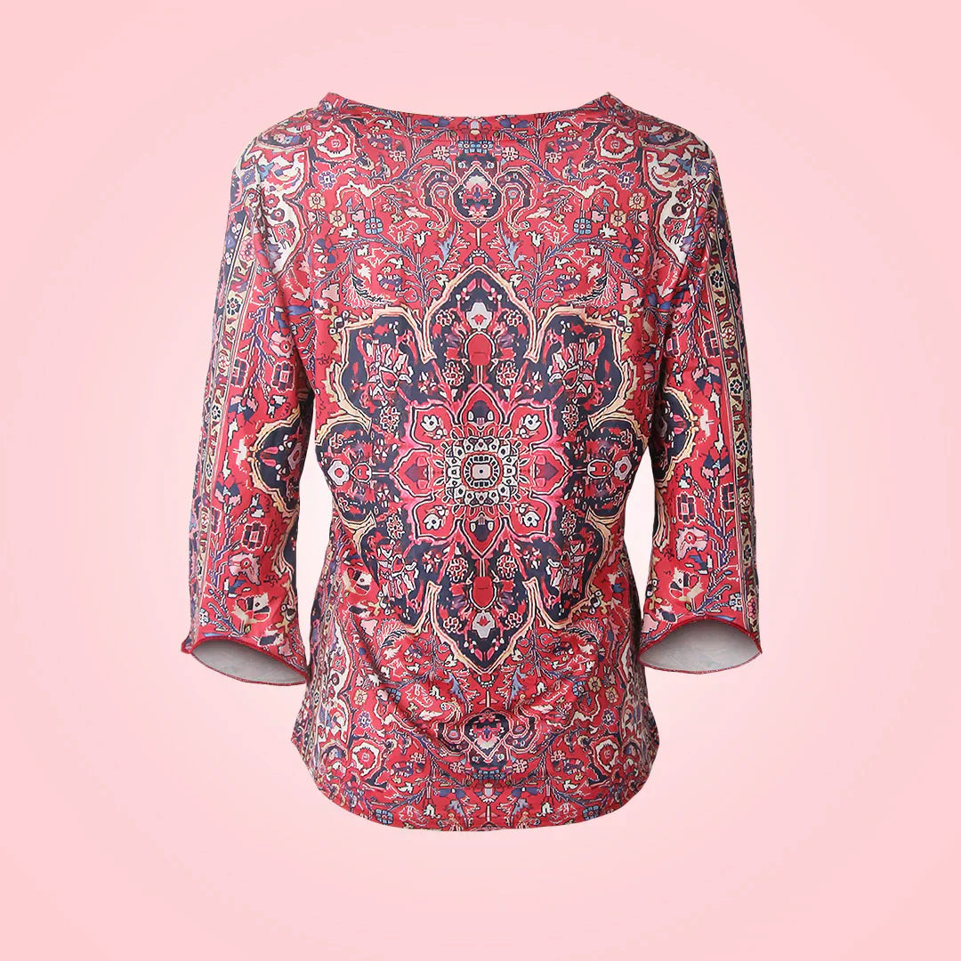 Levoire | Blouse Boho Élégance Avec Manches Bouffantes