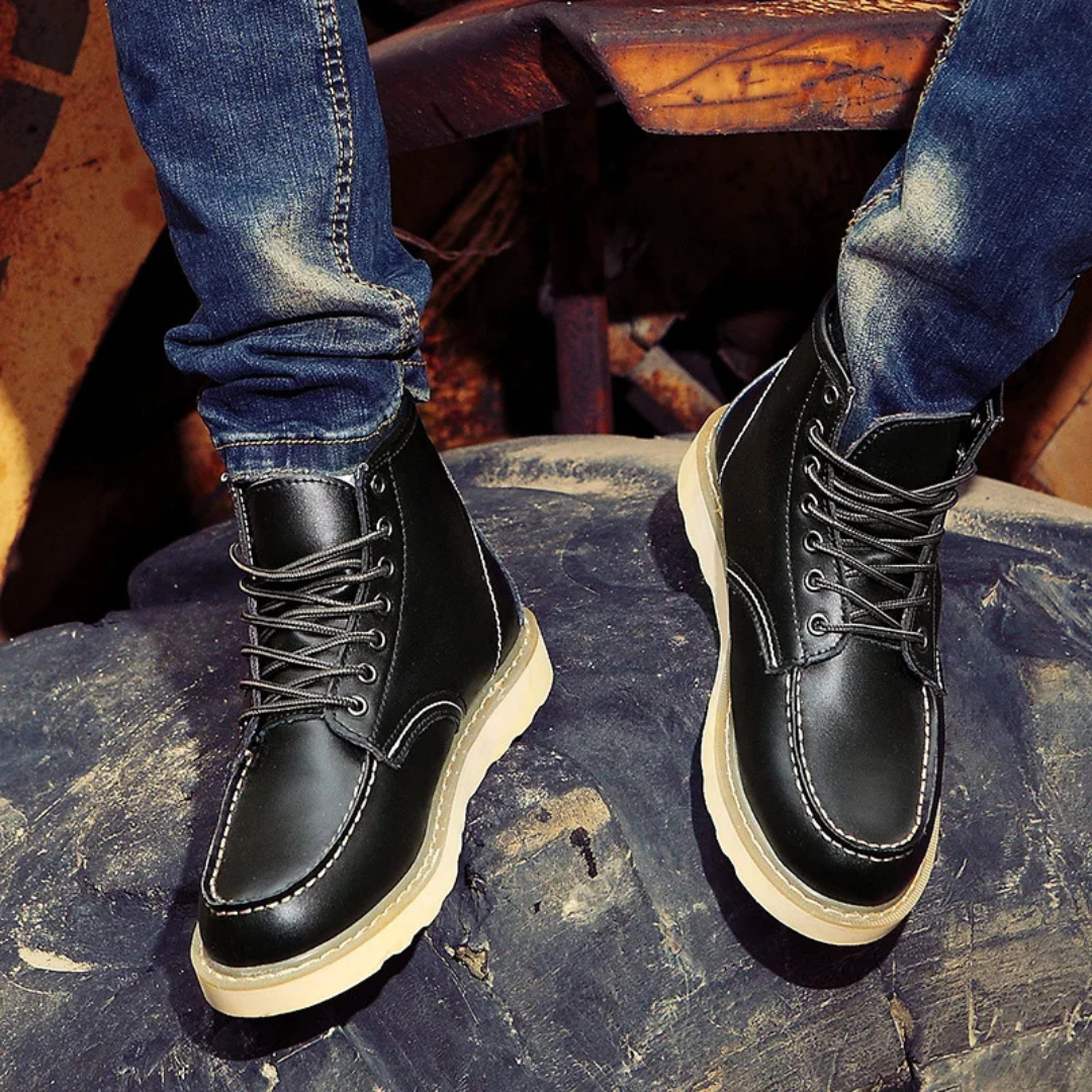 Levoire | Bottes en cuir de collecte de vin Noir (Seulement quelques unités disponibles)