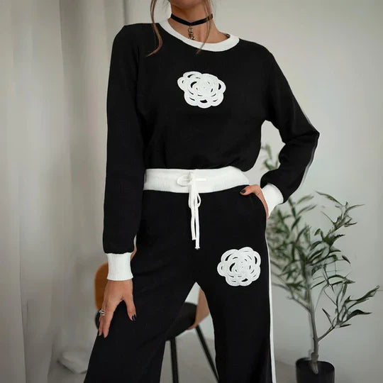 Levoire | Ensemble deux pièces pour femmes Noir Une taille