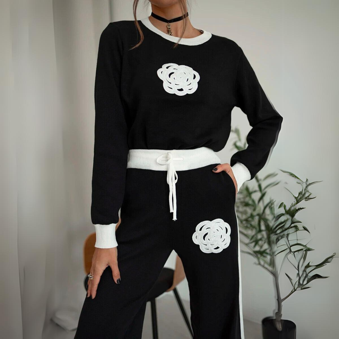 Levoire | Ensemble À La Mode En Deux Pièces Une taille Noir