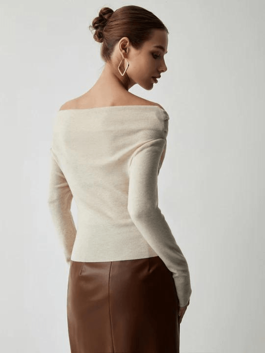 Levoire | Rento Pull À Manches Longues Slim Épaule