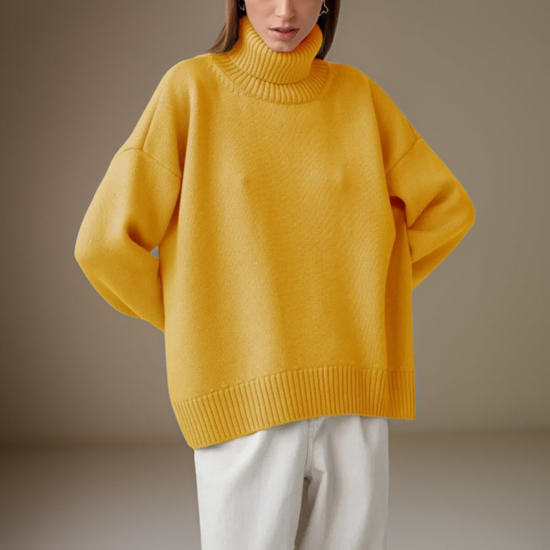 Levoire | Pull à col roulé pour femmes Jaune