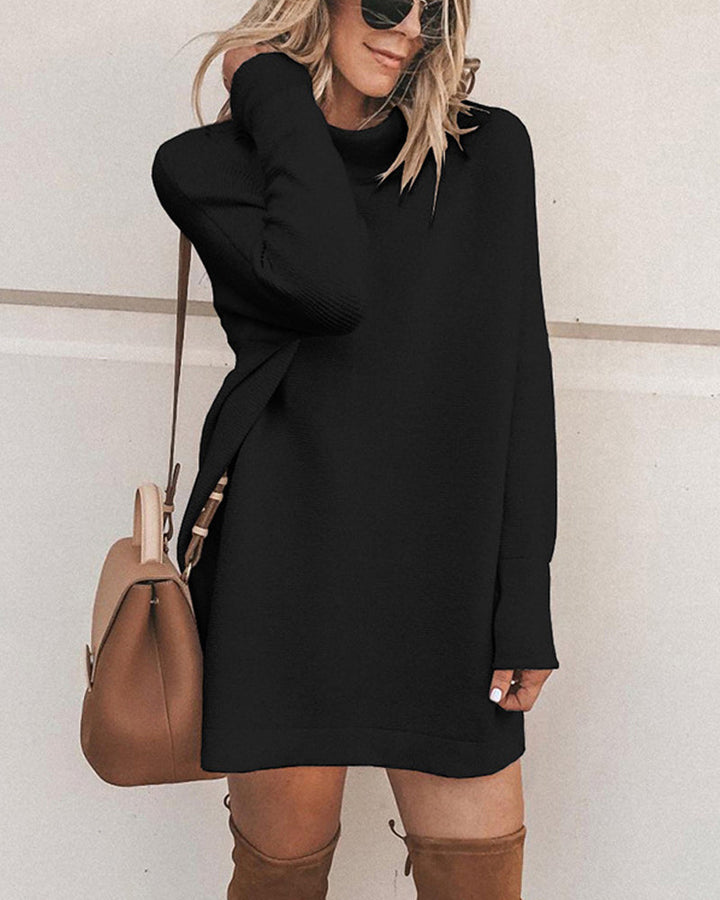 Levoire | Robe Mini Sans Manches Col Montant Loose