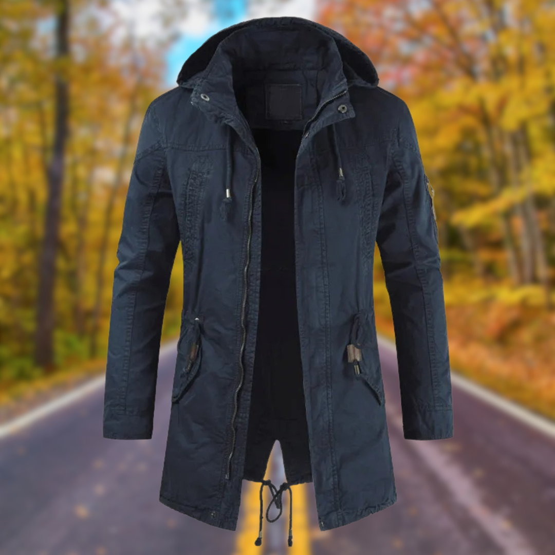 Levoire | Veste D'Extérieur D'Automne Bleu