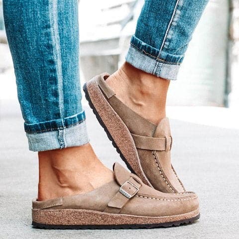 Levoire | Sandales À Enfiler Pour Femmes - Marche Beige